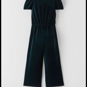 Zara girls velvet jumper